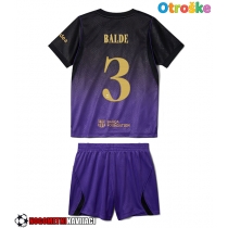 Otroške Nogometnih dresov Barcelona Alejandro Balde #3 Gostujoči 2026-27 Kratki rokavi (+ hlače)